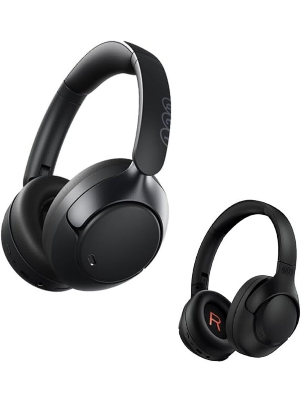 Wireless ANC Headphones - Noise Cancelling, Bluetooth, Over-Ear, Black